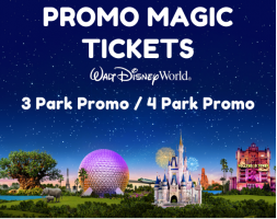 Walt Disney World 3 and 4 Park Magic PROMO Ticket